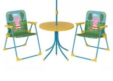 Kids Peppa Pig Garden Patio Set Furniture With Table And 2 Chairs 