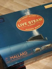 Hornby R1041 LNER Blue 4-6-2 'Mallard' Live Steam Loco & Accessories Never Used