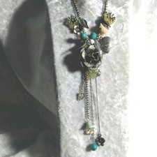 Vintage Boho Silver Tone Charm