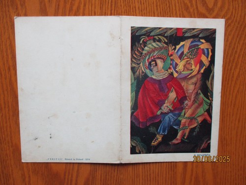 Old postcard art deco nude - ,, ,