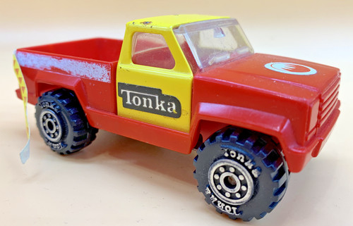 Tonka vintage pickup truck - pickup, red