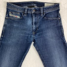 Mens Diesel THAVAR RV418 Jeans W31 L30 Stretch Slim Skinny Blue