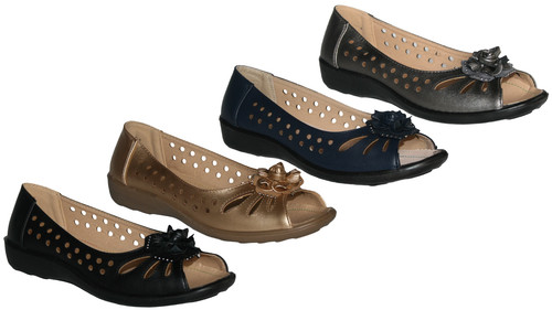 Women peep toe wedge - peep-toe,