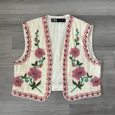 Zara Waistcoat Womens Size M