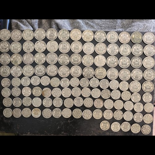 British shillings sixpences - british, &
