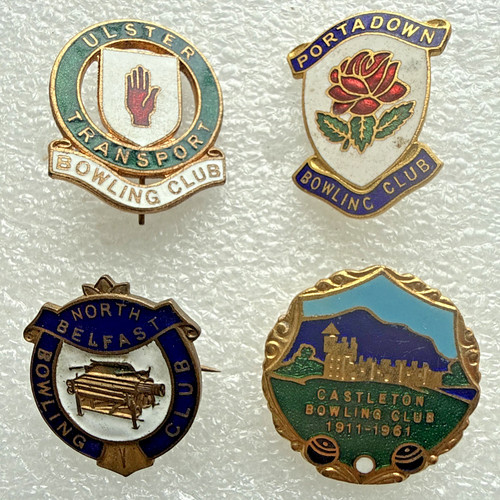 Bowling club badges irish - badges,