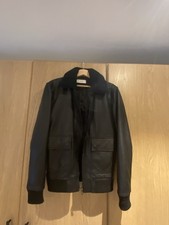 Reiss Leather Biker Jacket 