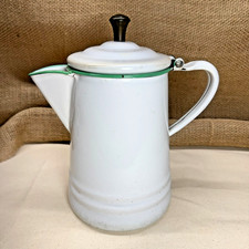 Vintage Enamel Coffee Pot w