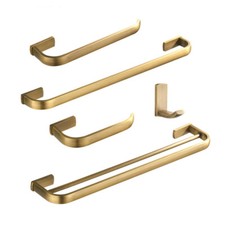 Antique Brass Square Bathroom Accessories Set Bath Hardware Towel Bar yzh103