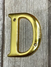 Brass 3" letters, A-Z 3"