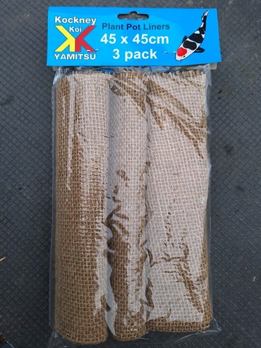 Hessian pond basket - x,