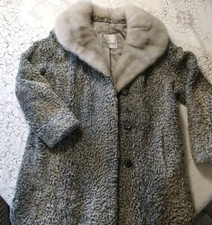 Vtg Gray Curly Persian