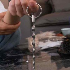 Stainless Steel Solid Dilator Sounding Urethral  Penis  Dilator Long Stretcher