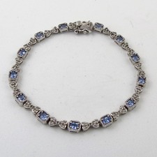 Vintage Ceylon Sapphire & 925