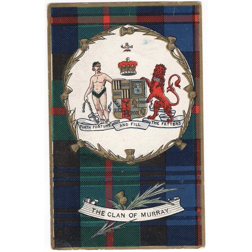 Murray clan tartan coat of - &,