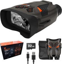 Nightfox Ember Night Vision Goggles, 250m Range, 4K Video: SEALED, Free delivery