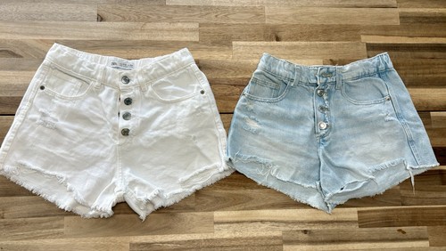 Zara girls denim shorts lot - girls,