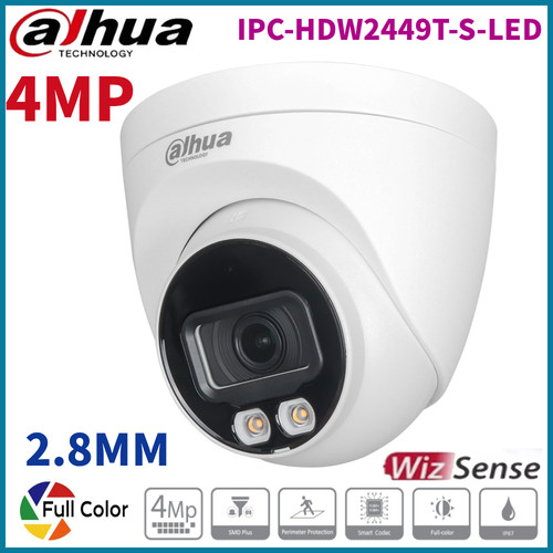Dahua 4mp ipc hdw2449t - 4mp, ipc-hdw2449t-s-led