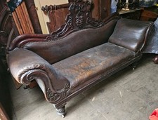 Victorian sofa mahogany framed - sofa,