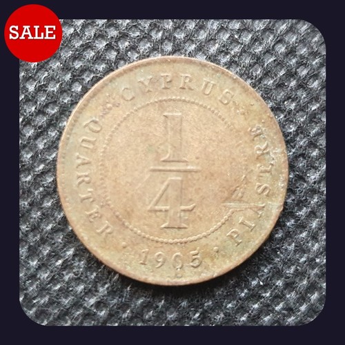 Cy81 1905 cyprus 4 - |, 1/4