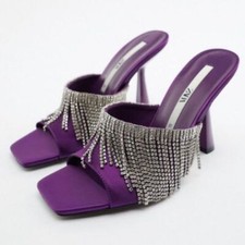 NWT Zara Purple Sparkly