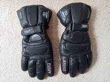 1 pair bikers black Akito Aerotex  gloves, large
