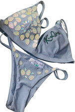 K-Live Crystal Diamond Bikini Set Sexy Women Swimwear Rhinestone Bling Stones
