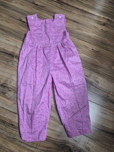 Girls polka dot dungaree age - polka,
