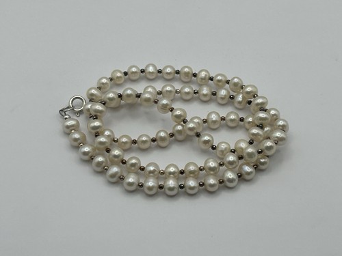 White real pearl sterling - real,