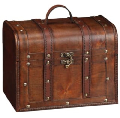 Extra large wooden chest - wooden,