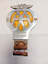 Vintage Metal AA Car Badge