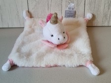 Doudou Et Compagnie Unicorn Baby Comforter Soft Toy Soother Blankie