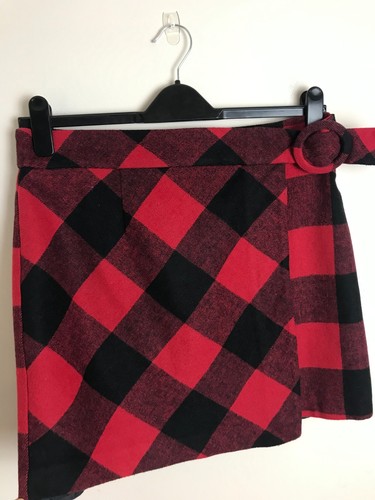 1990s y2k red black - red, check
