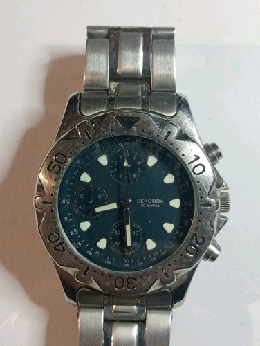 Mens sekonda chronograph watch - sekonda,