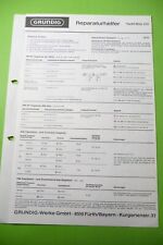 Service manual for Grundig