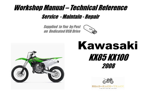 Kawasaki kx100 100 service - kawasaki, kx
