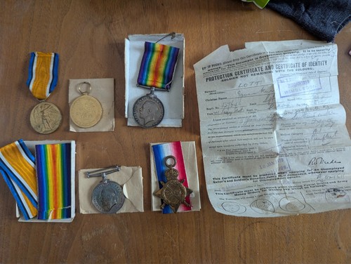 British first world war medal - british,