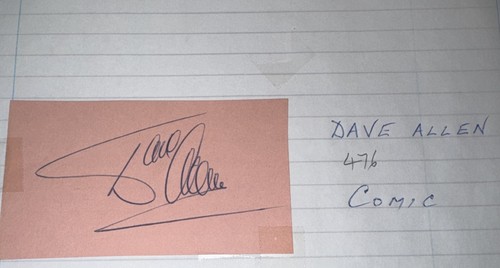 Dave allen comedian - dave,