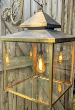 No 1 Vintage Gold Brass