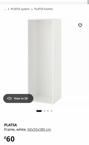 Ikea pax wardrobe frame - ikea,