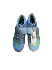 Adidas Adizero Throws Shoes Blue Grey Neon UK 8.5 US 9 Track Field NEW Throwing
