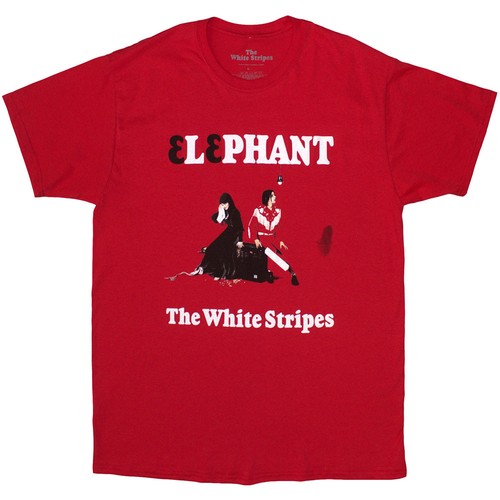 The white stripes elephant red - white,