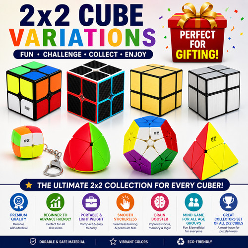 Cube puzzle toy 2x2 variation - cube,