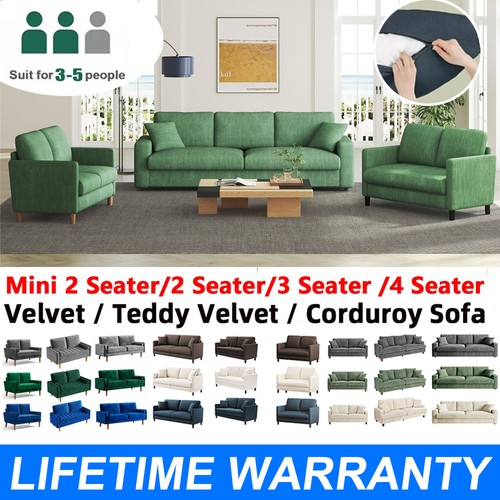 Seater corduroy sofa - seater,