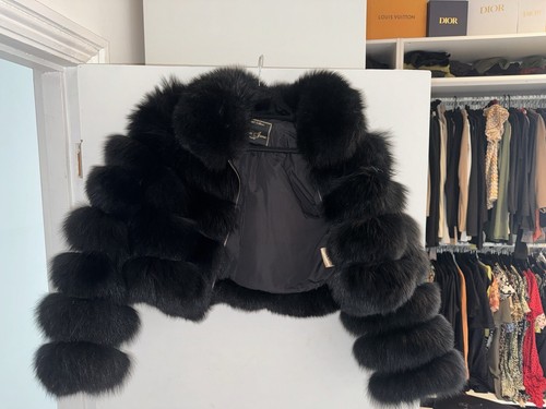Real fox fur jacket - real, with