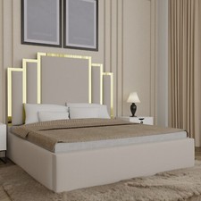 Art Deco Gold Stripe Bed