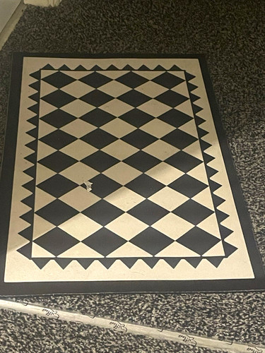 Black white geometric - &,