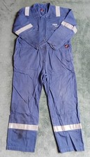 Well Worn Workman's Red Wing Overalls/Coveralls - Blue Hi-Vis - Size 56"/XL