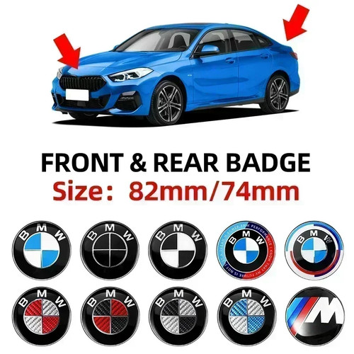 74mm 82mm rear - boot, badges