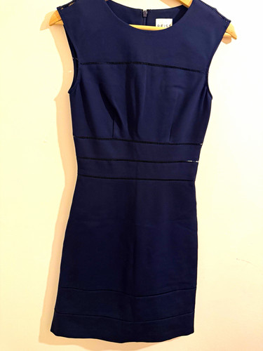 Reiss navy sheath dress - navy,